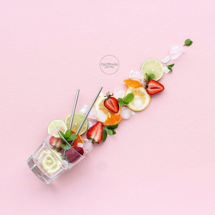 ショートサイズのステンレスストローは、カクテルを混ぜるマドラーにもぴったり