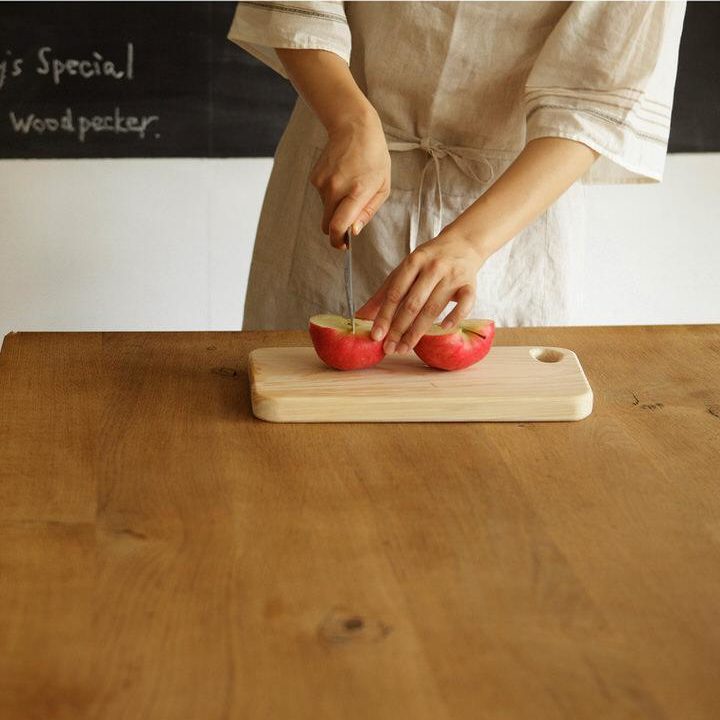 軽快な包丁の音