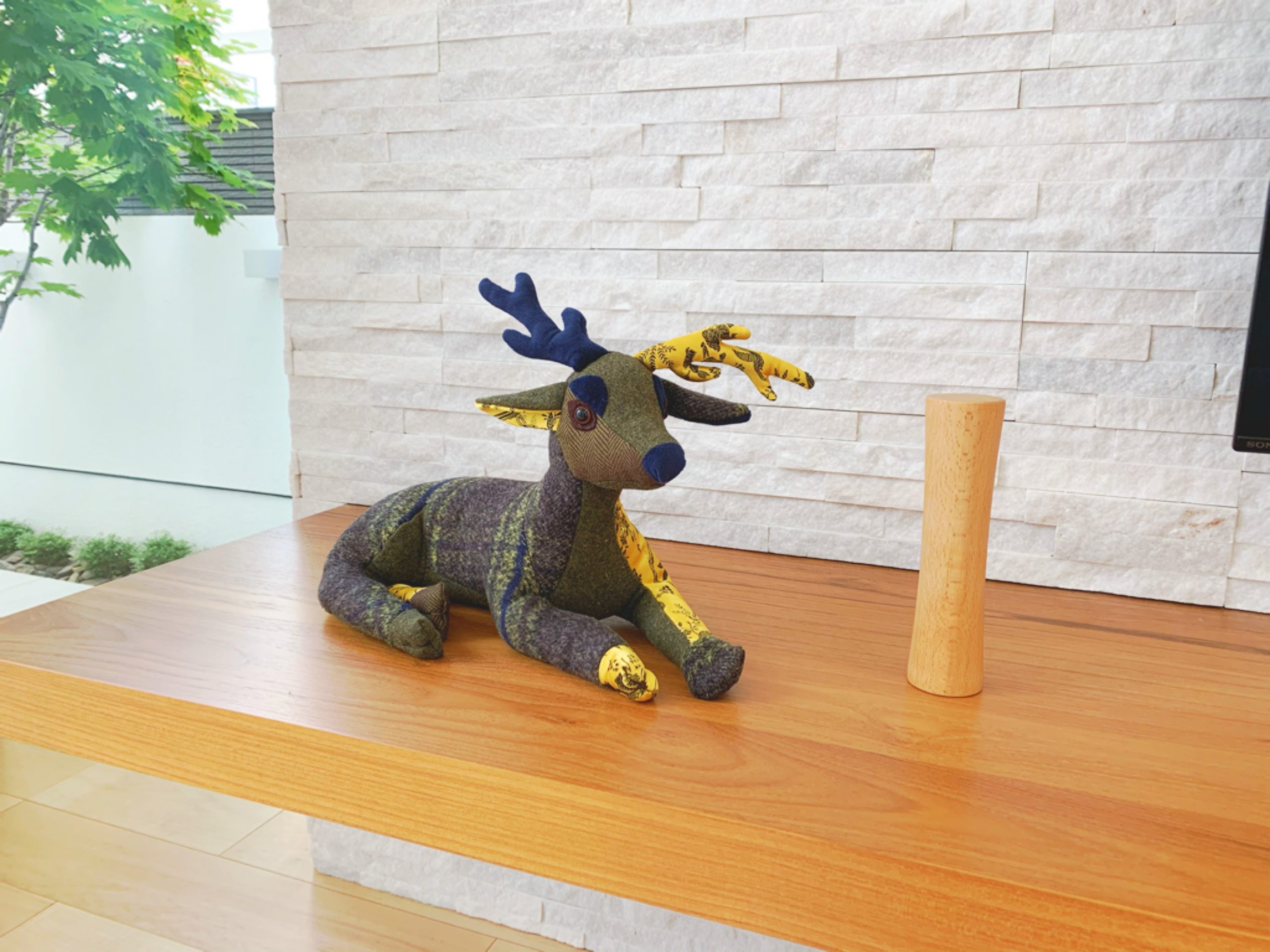 インテリアになじむ木製ダンベル