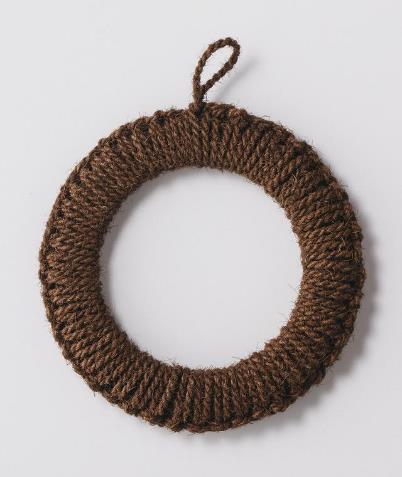 紀州棕櫚の手編み鍋敷き大