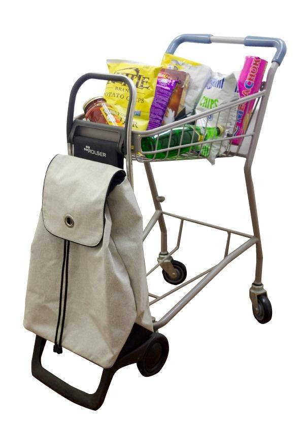 ショッピングカートに引っ掛けられる