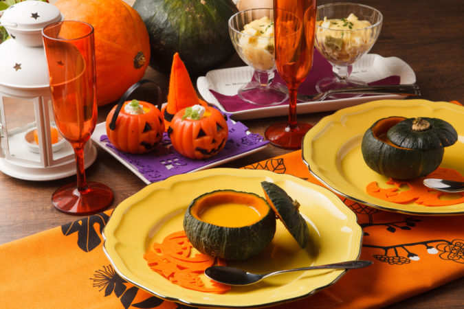 パンプキンスープはハロウィン定番のレシピ