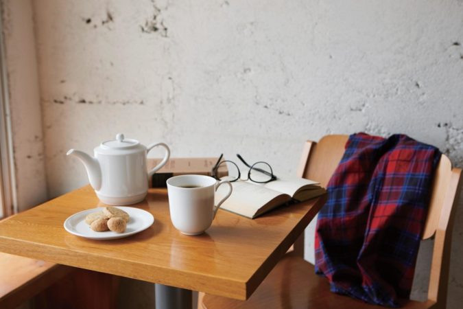 ブレイクタイムに欠かせない食器も揃っています