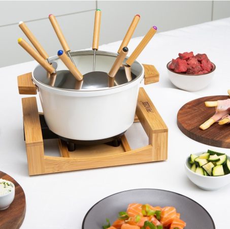 美しすぎる鍋テーブルフォンデュ&フライピュア