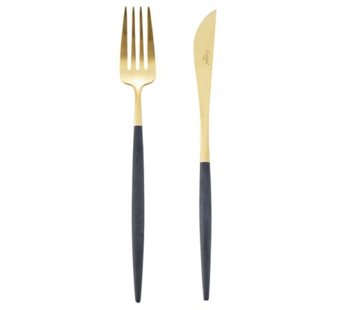 GOAシリーズの中でもシックなマットゴールドは、和食器との相性もぴったり