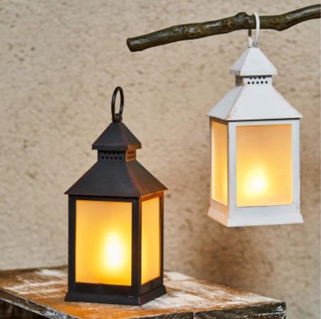 焚き火のようなゆらぎを再現したLEDランタン