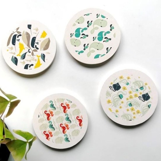 スウェーデン人デザイナーが手掛けたコースター