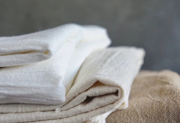 やわらかくやさしい、リネン素材