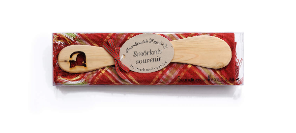 持ち手に北欧の動物モチーフが入ったバターナイフは、使うたびにほっこり