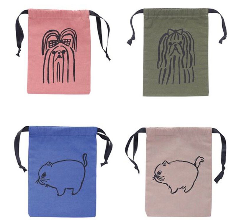 巾着袋アニマル