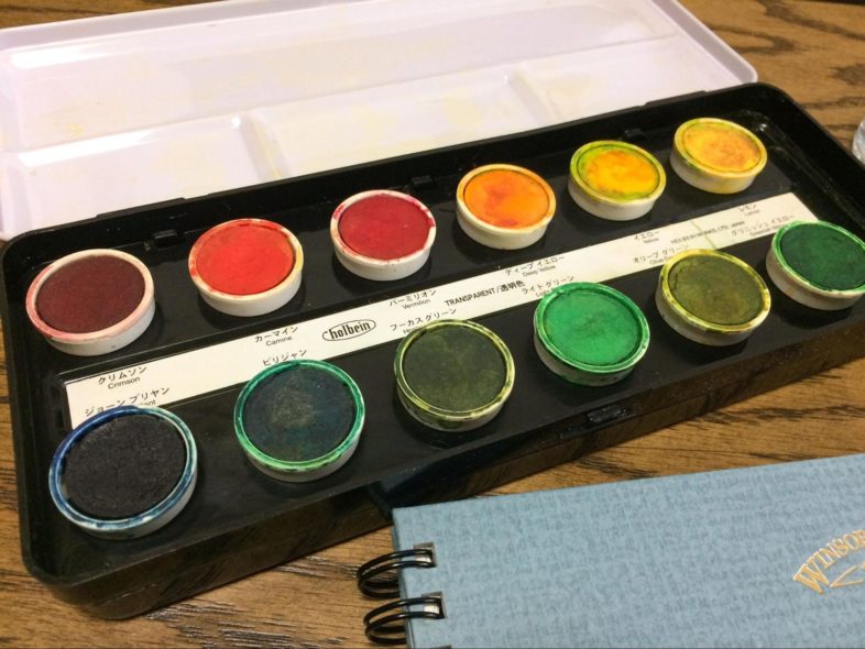 透明水彩と不透明水彩