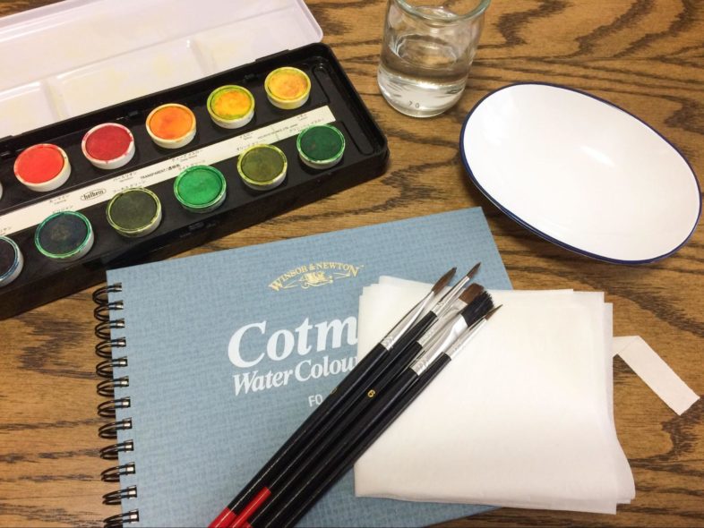 これさえあればOK、水彩画に必要な道具