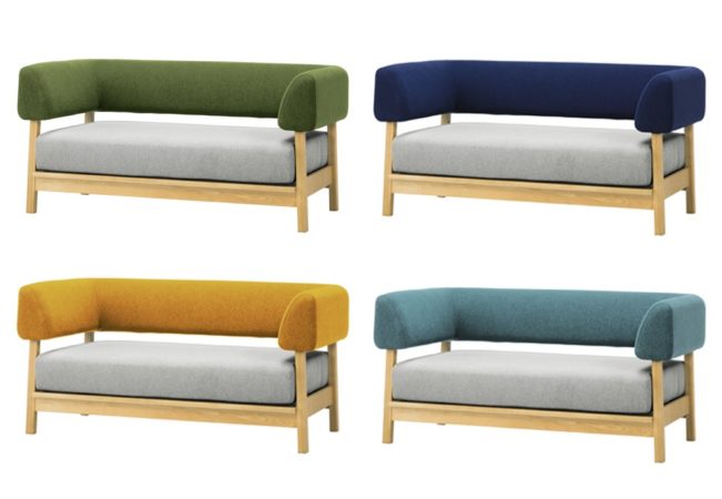 座面と背もたれはおしゃれなツートーンカラー