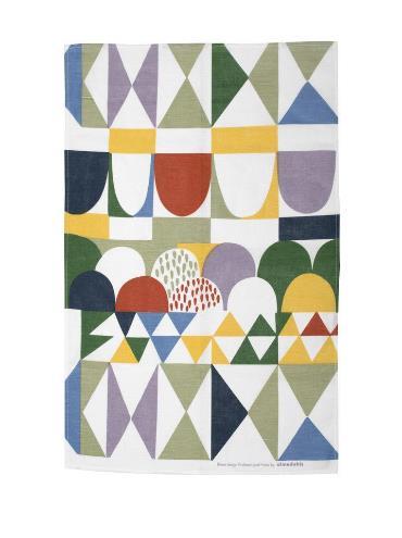 「ボウズマルチ」は大胆な色使いと、植物を象徴とした幾何学模様が特徴