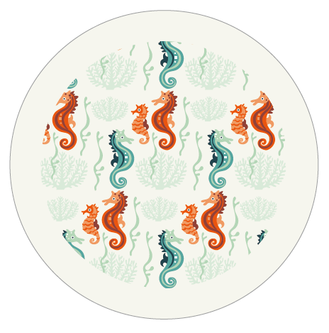 タツノオトシゴデザイン