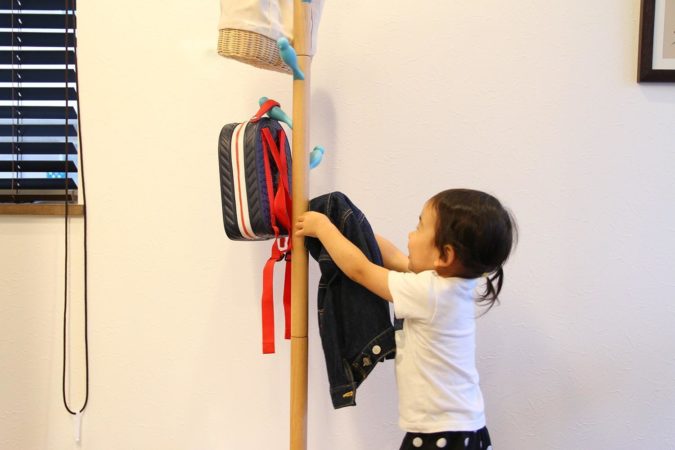 アイテムをかけるのにちょうどよい長さ