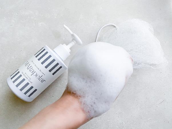 なめらかな泡に包まれて