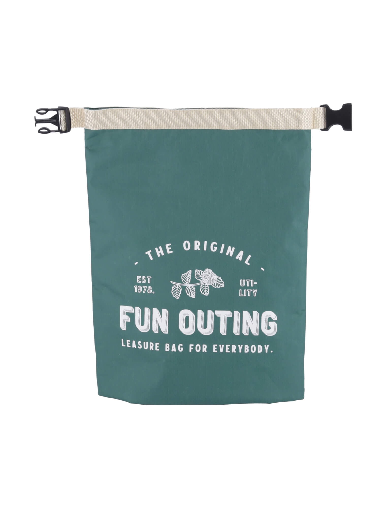 底が四角く、お弁当箱が安定しやすいランチバッグ