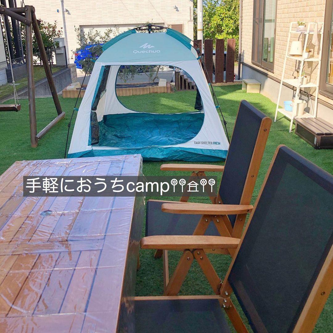 ワンタッチで設置が簡単