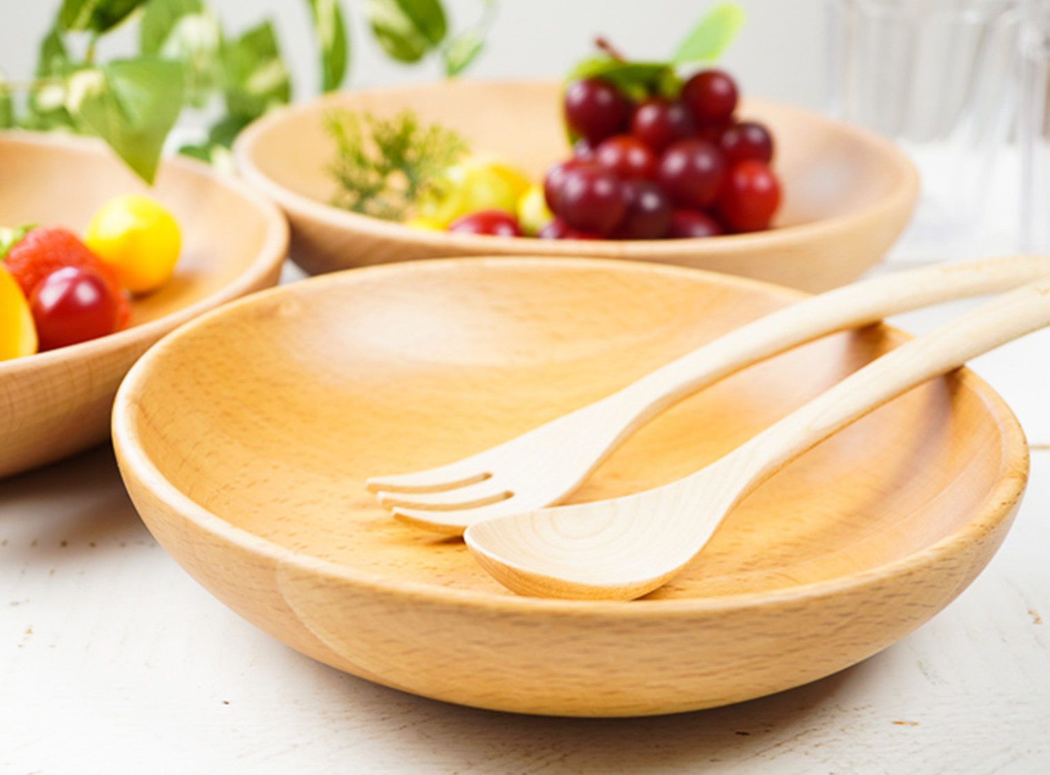 ブナの木のお皿