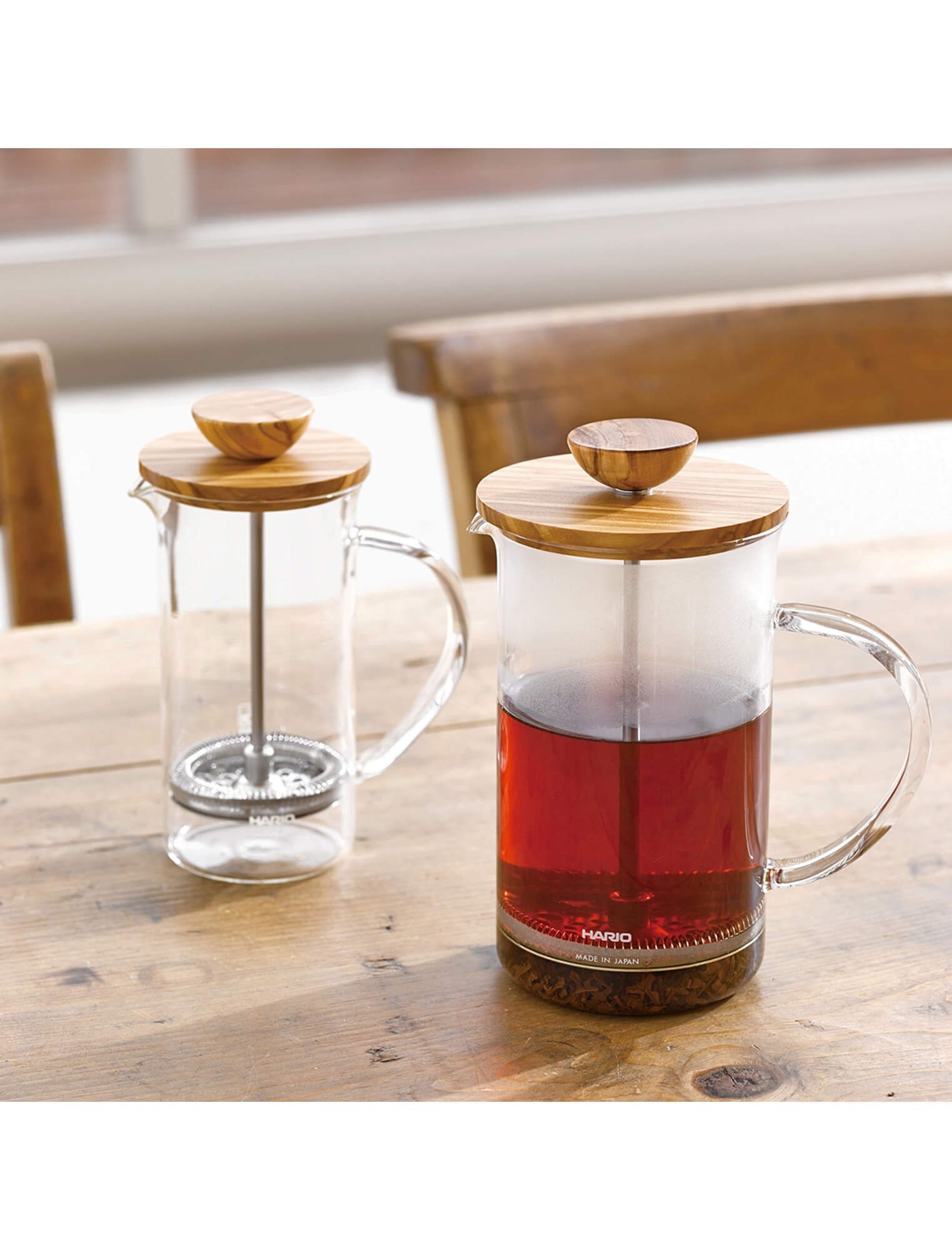 HARIO ティープレスウッド