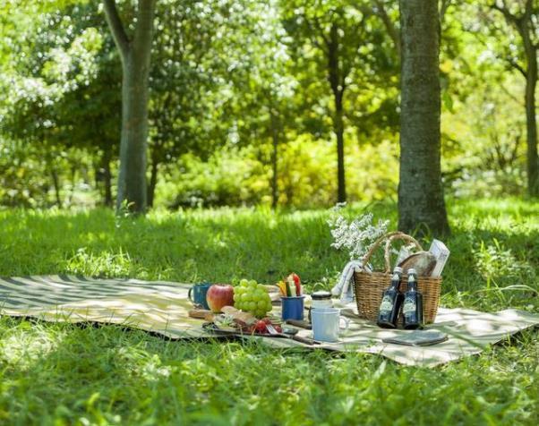 サッと広げて休憩