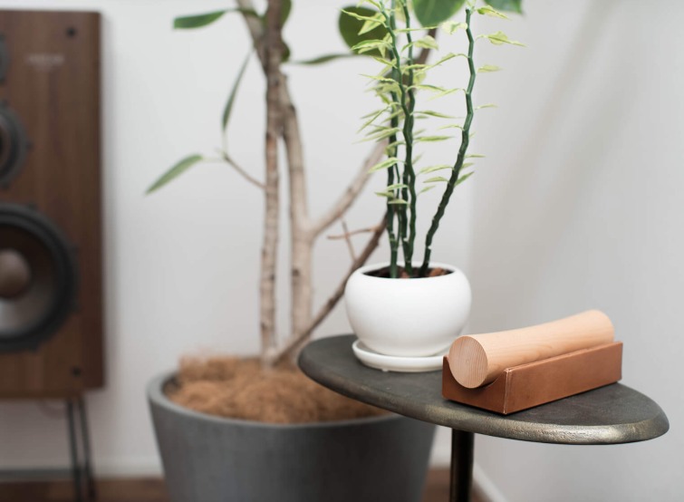 木のぬくもりを感じるおしゃれなダンベル