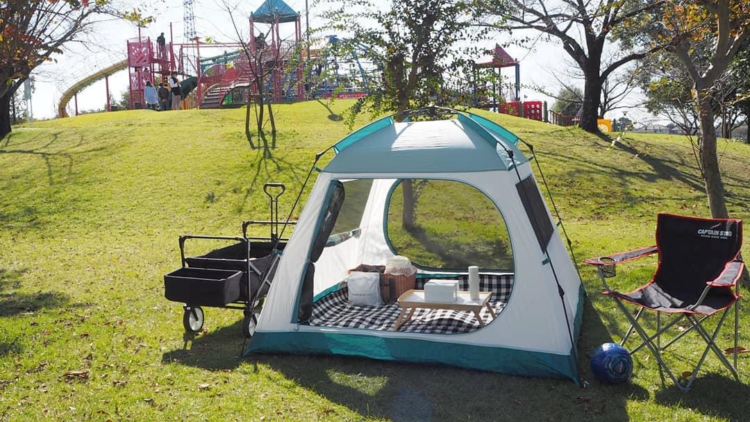 公園キャンプにもぴったり