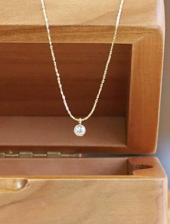 1粒ミニネックレス