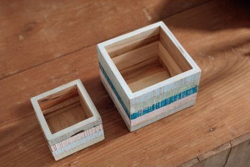 爽やかカラーのツールボックス