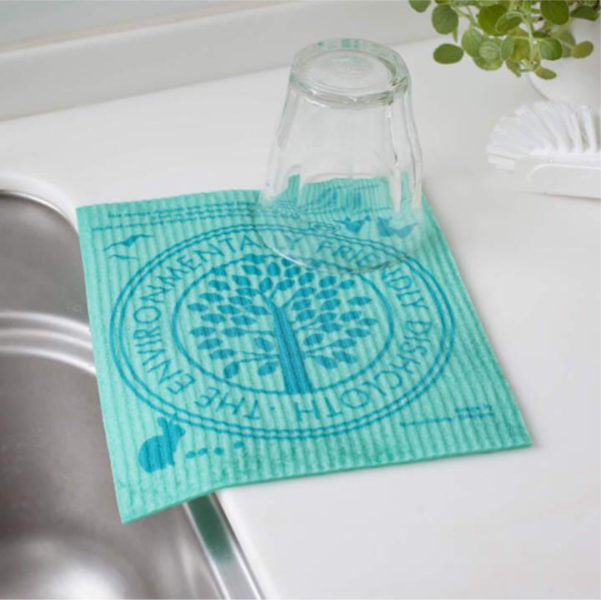 ECOコンシャスをオシャレに表現したスポンジワイプ