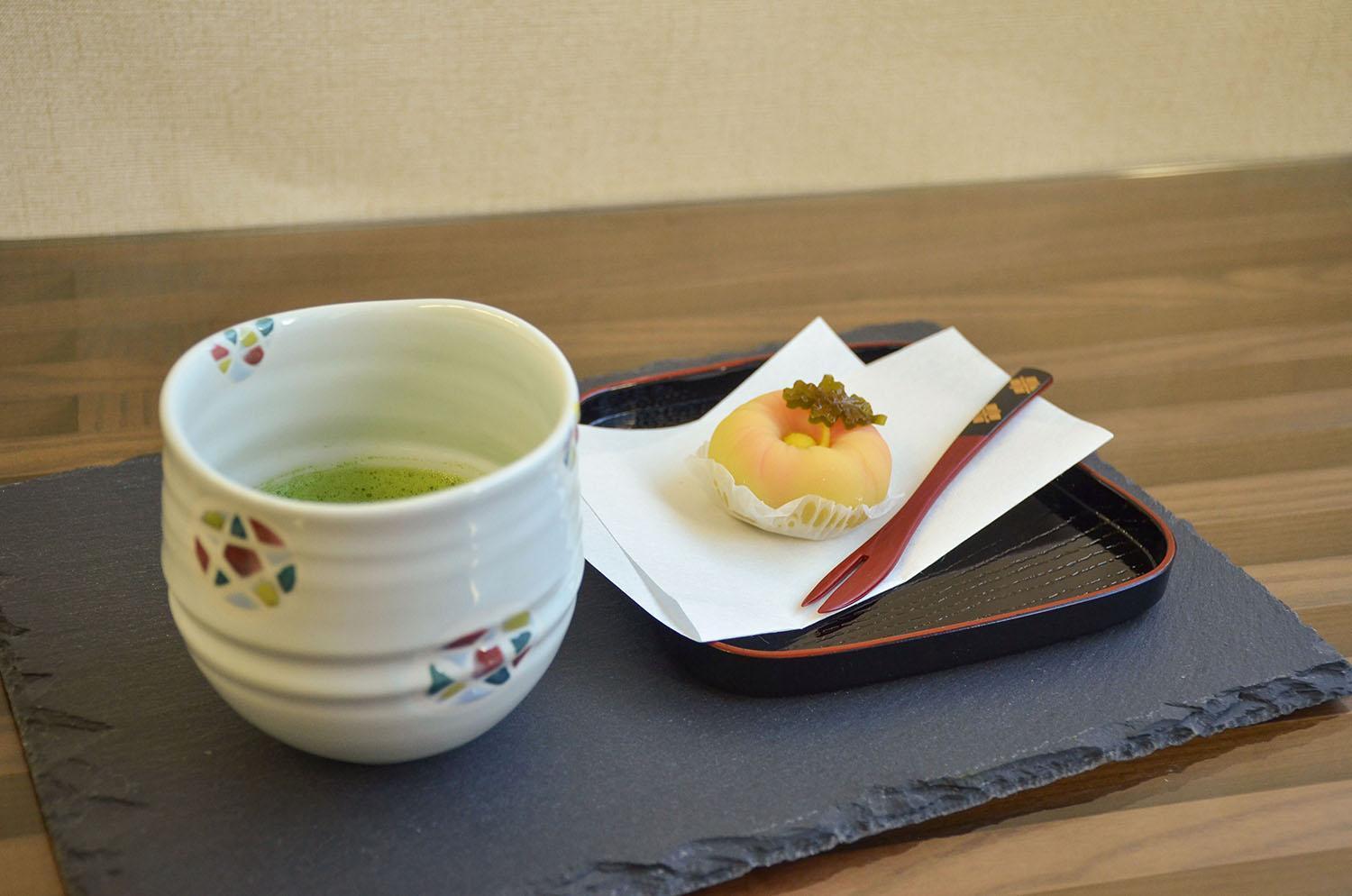 抹茶でホッと一息