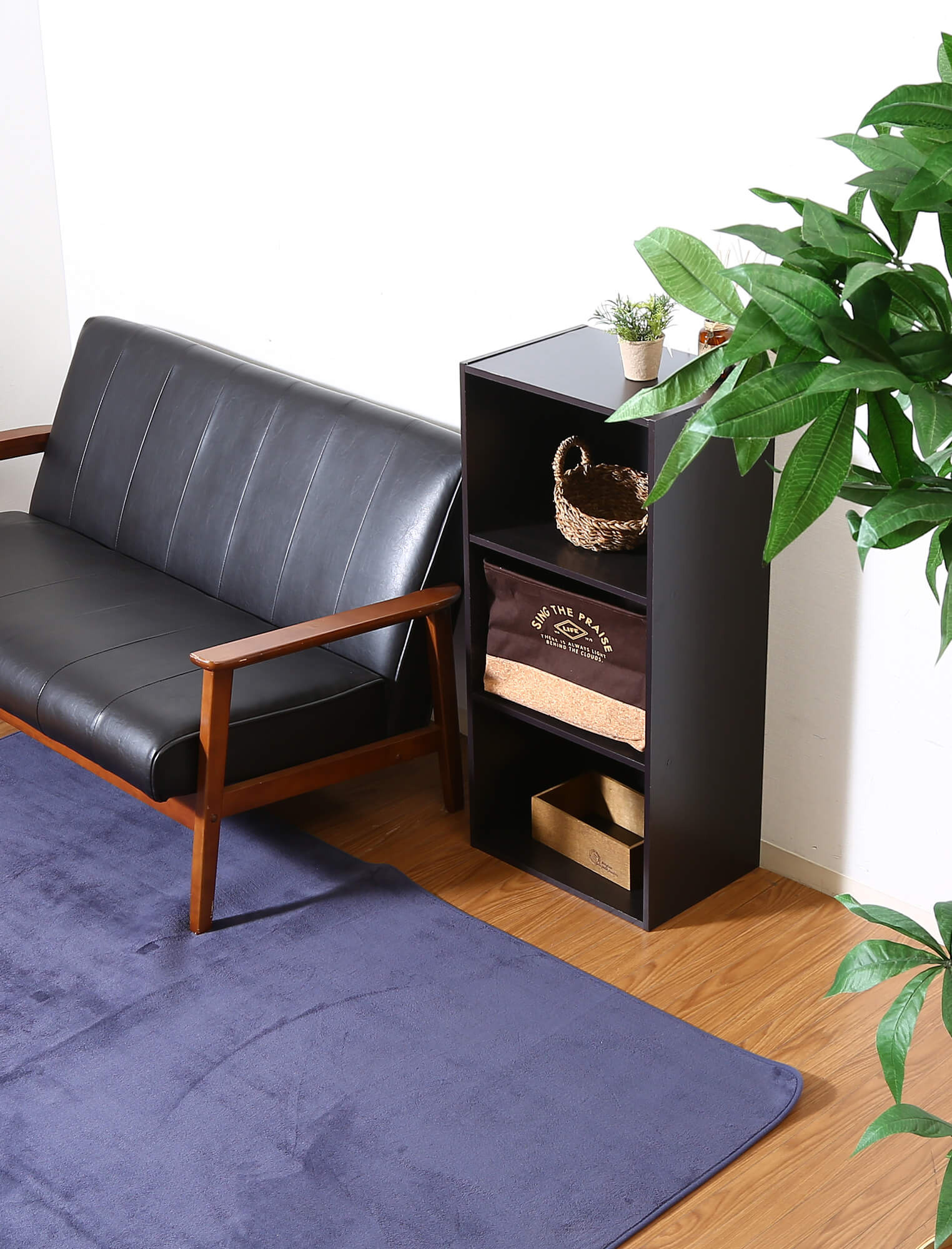 ファブリックインナーボックスは、幅380㎜・奥行260㎜・高さ260㎜