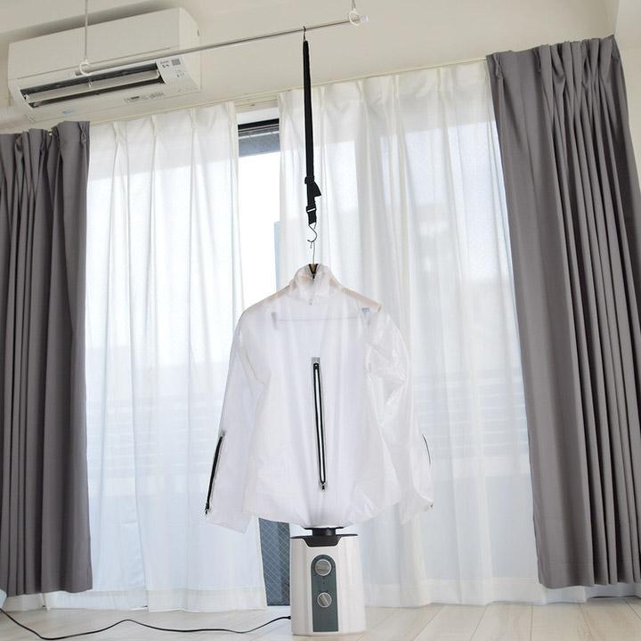 シワ伸ばしも乾燥