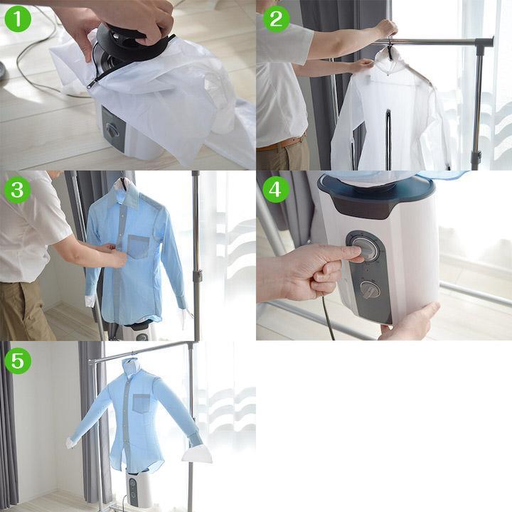 シワを伸ばす乾燥機