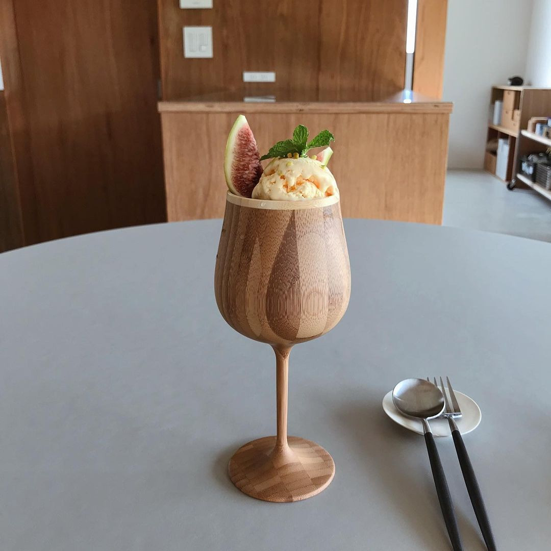 無花果のパフェ