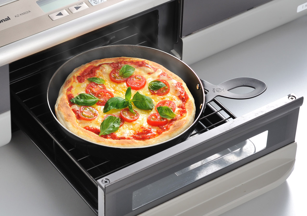 グリル内にすっぽり入る