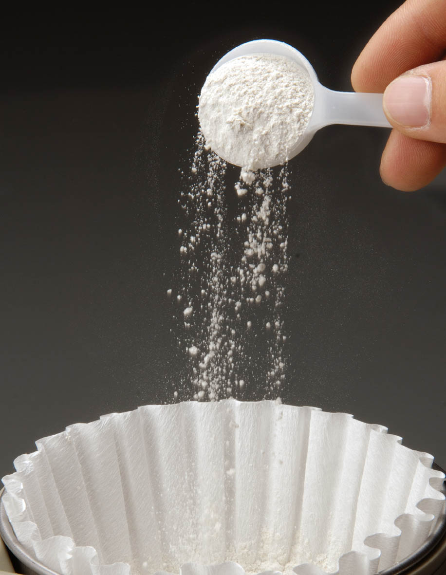 ろ過パウダーが油自体を綺麗に