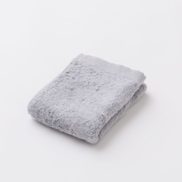 フェイスタオル　グレー