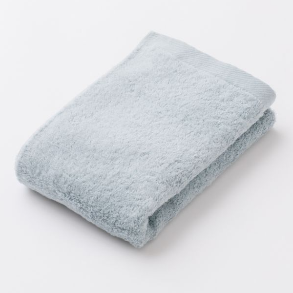 バスタオル　ブルー　