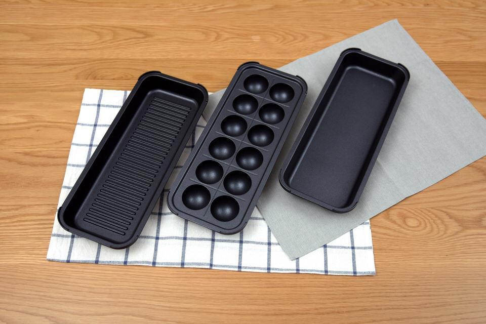 3種類のプレート付き