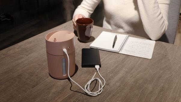 簡単に加湿できるのが魅力