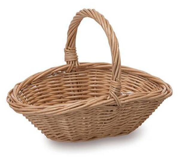 天然素材ハンドメイドバスケット