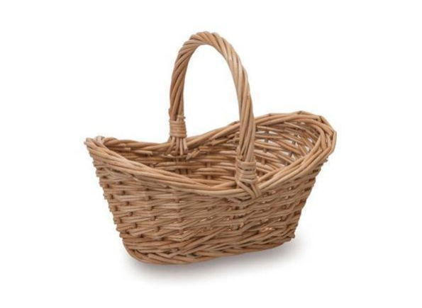 深めのバスケット