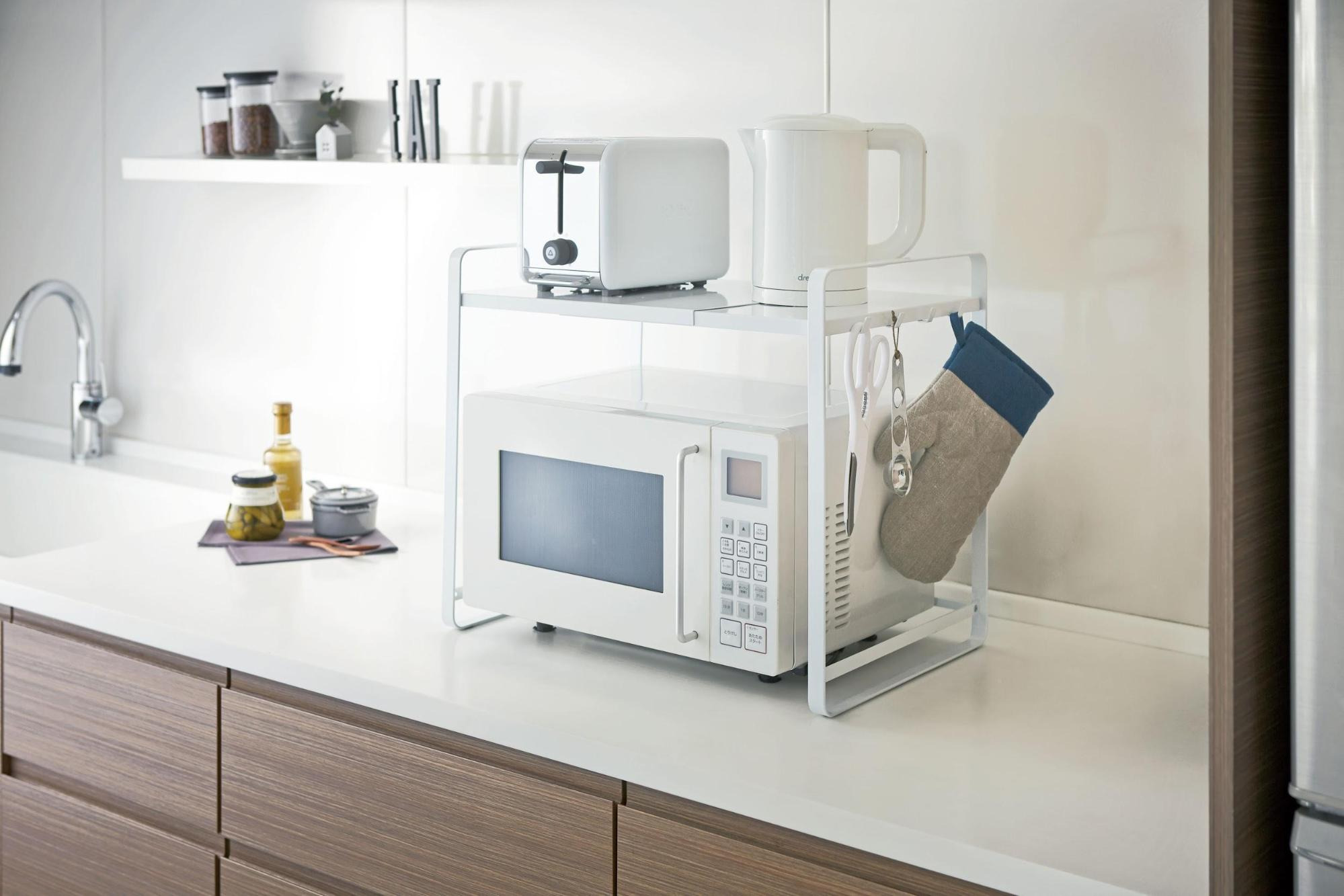 tower伸縮レンジラックブラック