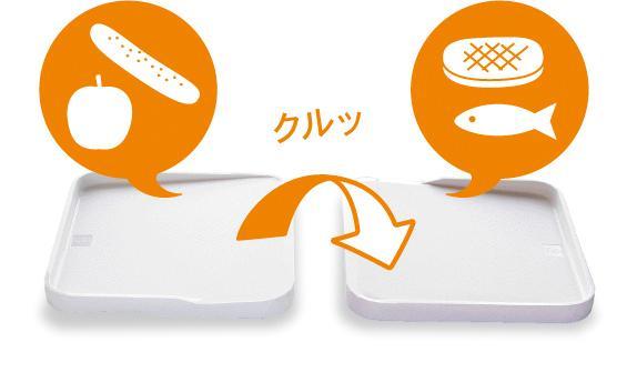 浮いているから清潔。裏返してすぐ使える