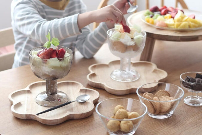 グラスの組み合わせを楽しめる6色展開