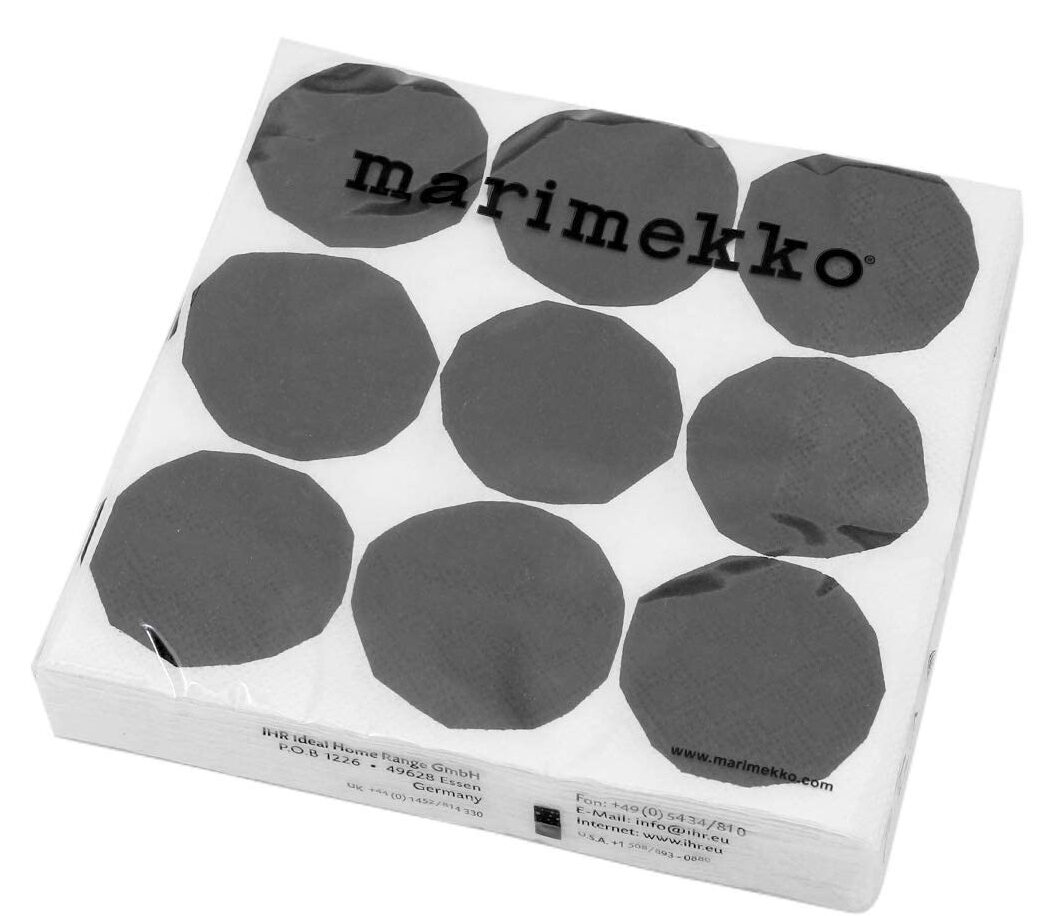 3-2いびつな丸に手作り感を感じるキヴェットのペーパーナプキン