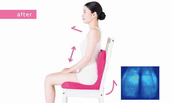 日々の姿勢から美しく。p!nto beauty アフター