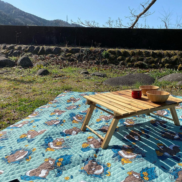 個性的なレジャーシートで気分を盛り上げよう